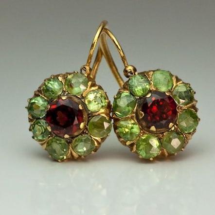 Juliette | Unique Vintage Crystal Earrings