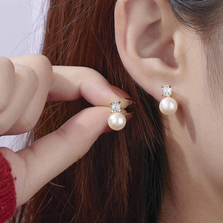 Freshwater Pearl Stud Earrings