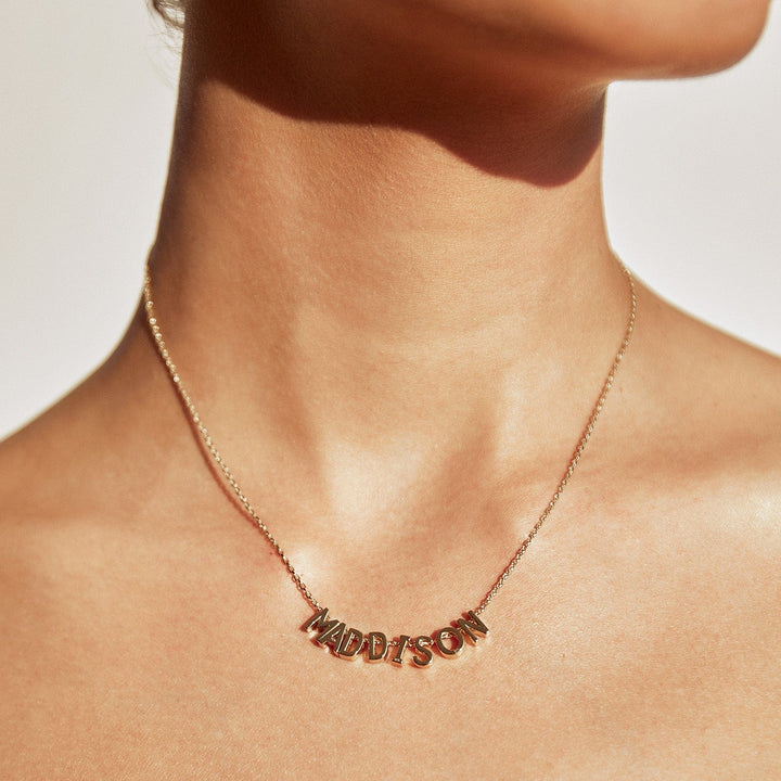 Say My Name Charm Necklace