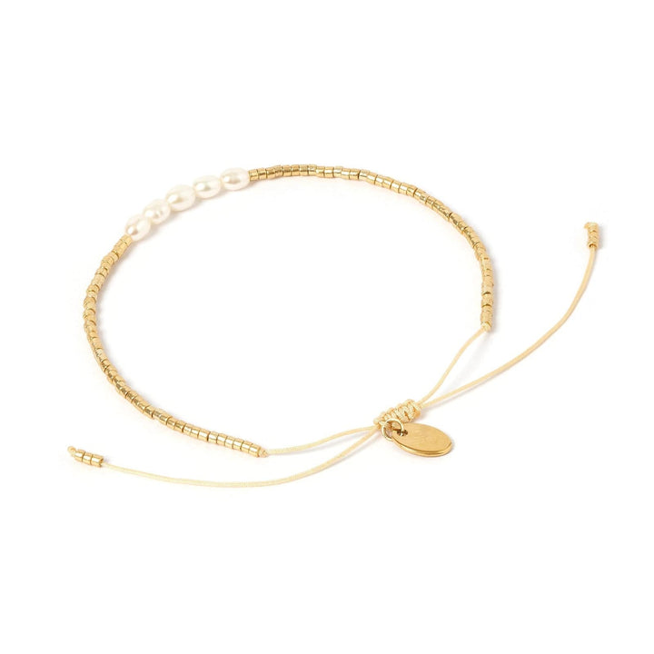 Seline Gold and Pearl Bracelet