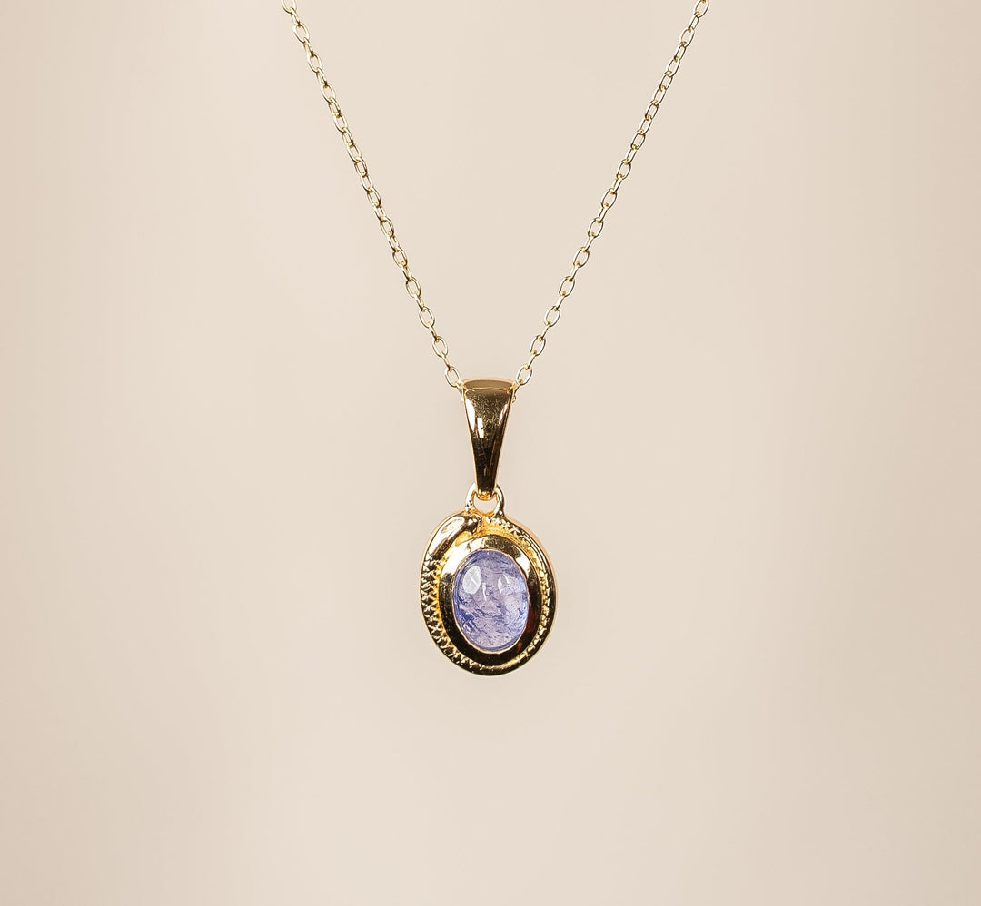 Ouroboros Necklace in Tanzanite