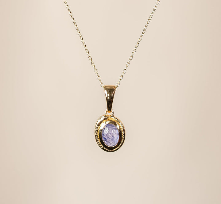 Ouroboros Necklace in Tanzanite