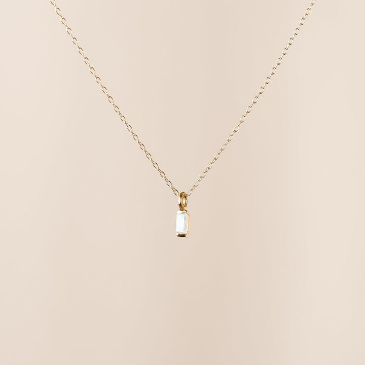Moonstone Vesper Necklace