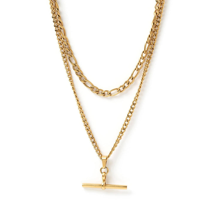 Marcella Double Stack Gold Necklace