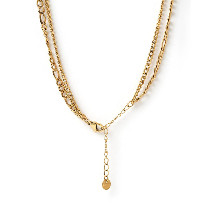 Marcella Double Stack Gold Necklace
