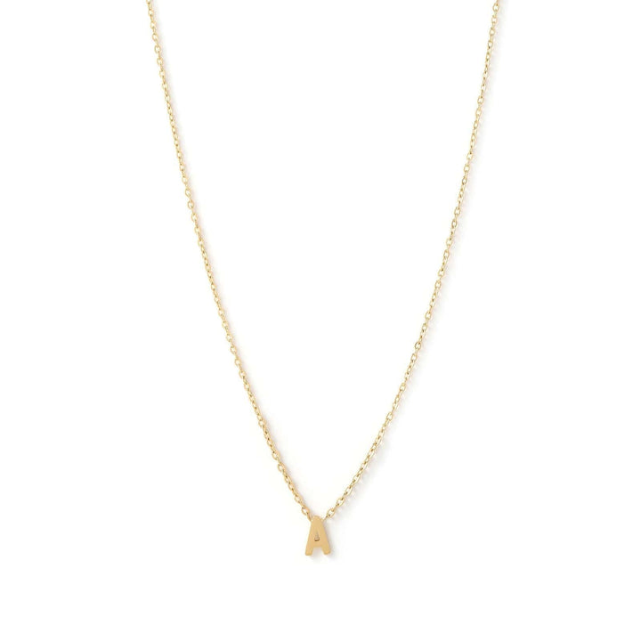 Mini Initial Gold Necklace