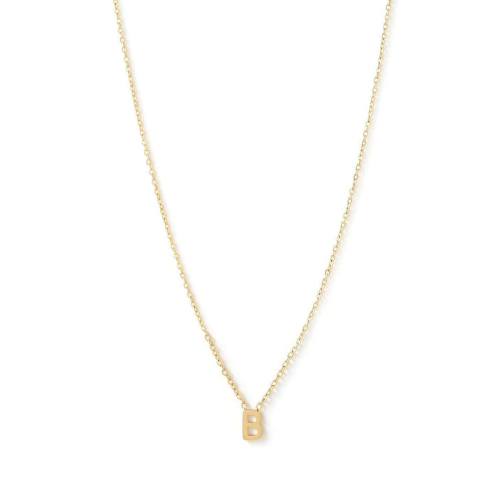 Mini Initial Gold Necklace