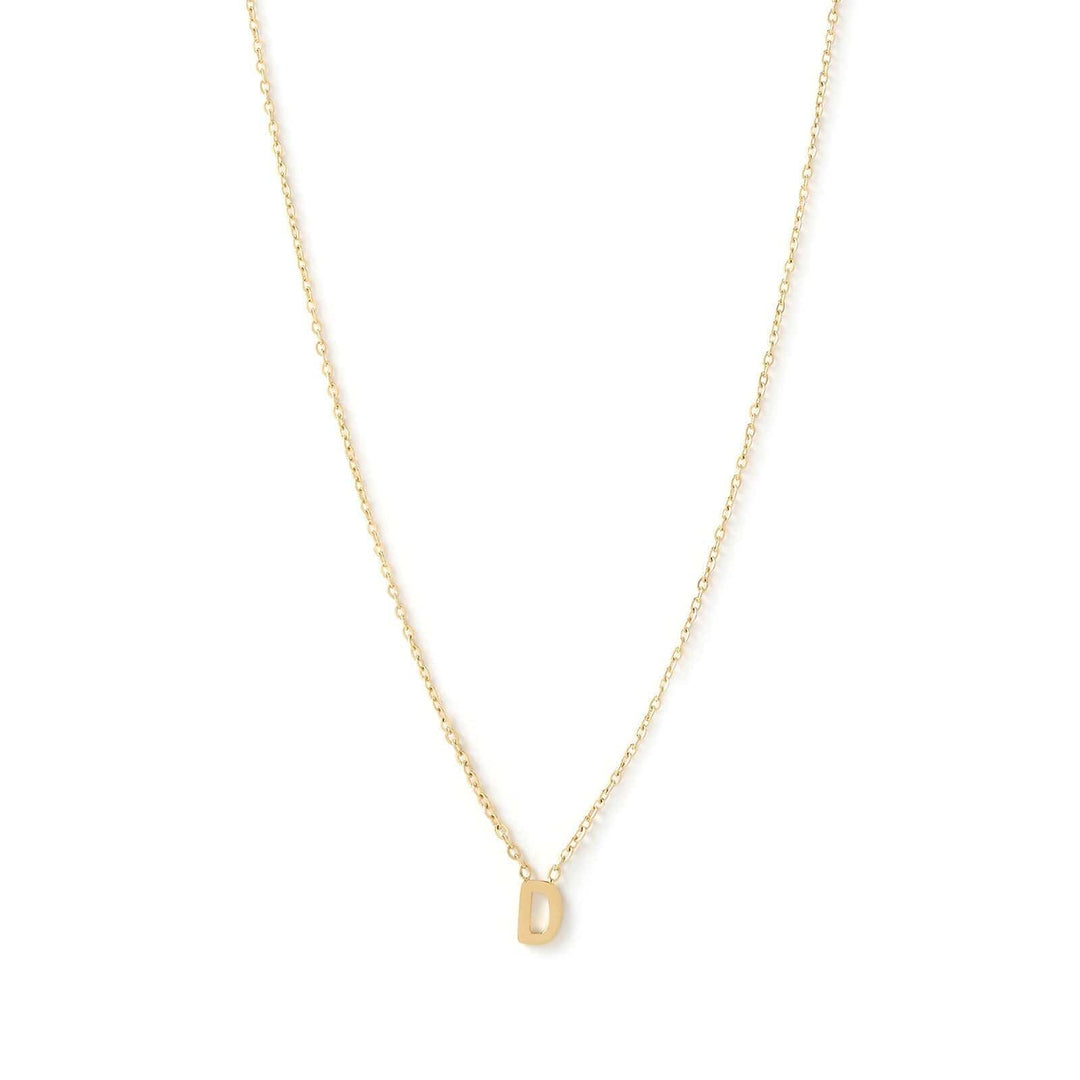 Mini Initial Gold Necklace