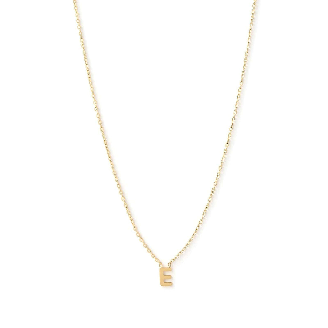 Mini Initial Gold Necklace
