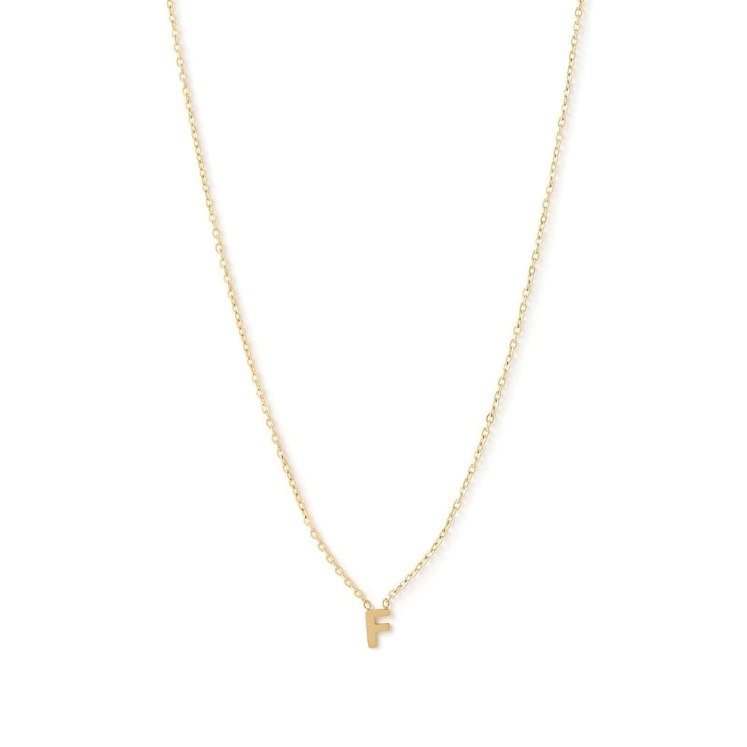 Mini Initial Gold Necklace