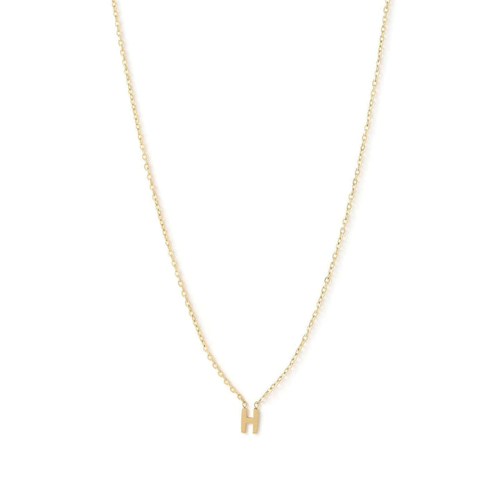 Mini Initial Gold Necklace