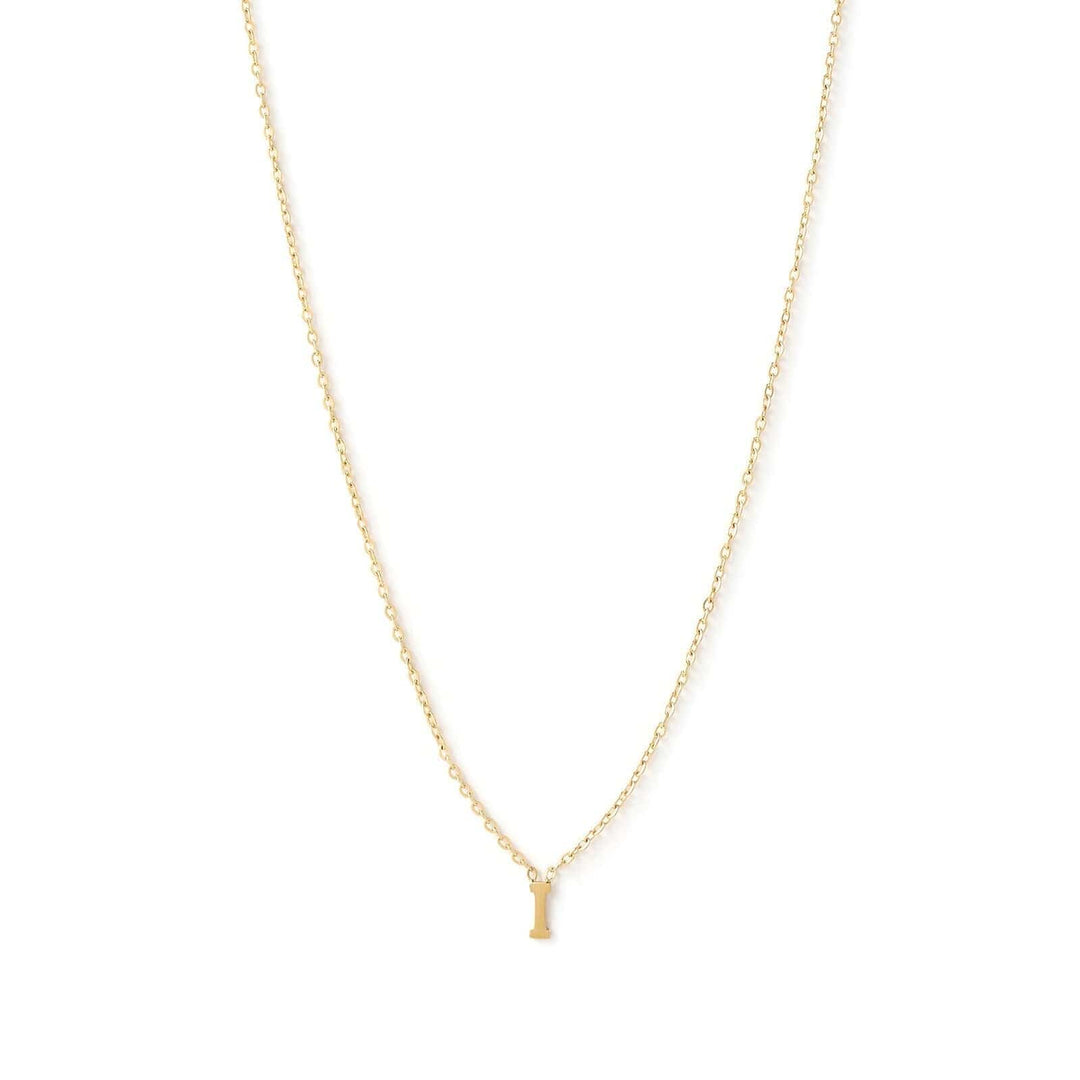 Mini Initial Gold Necklace