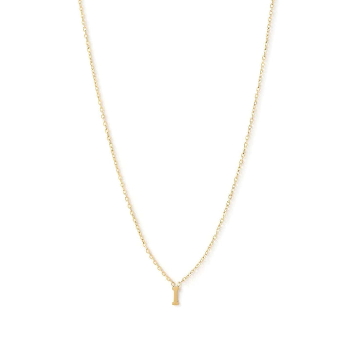 Mini Initial Gold Necklace