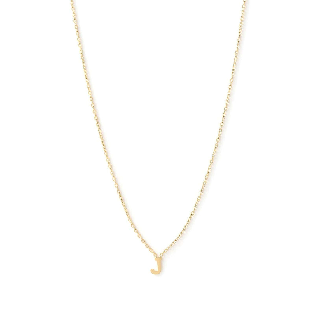 Mini Initial Gold Necklace