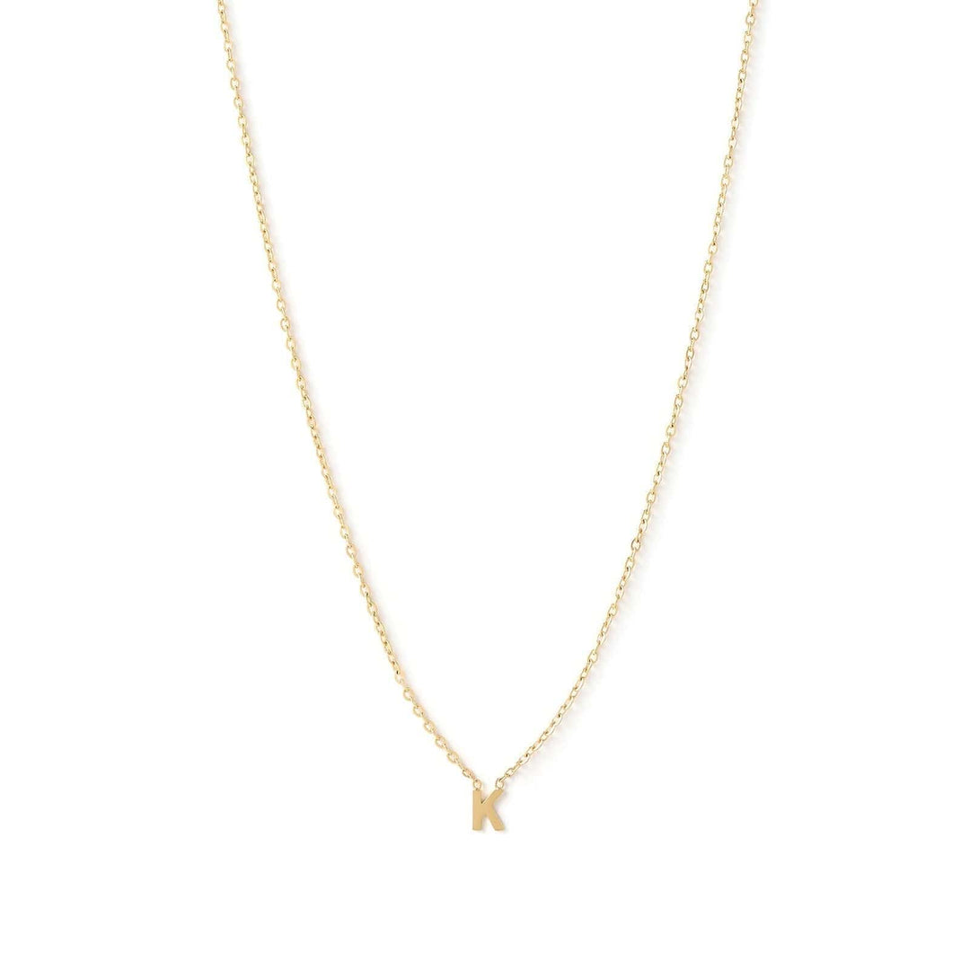 Mini Initial Gold Necklace