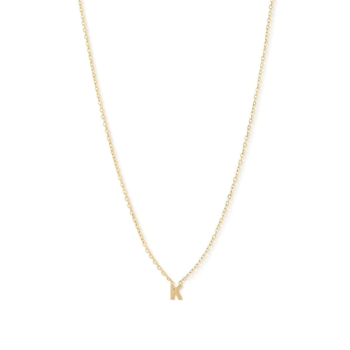 Mini Initial Gold Necklace