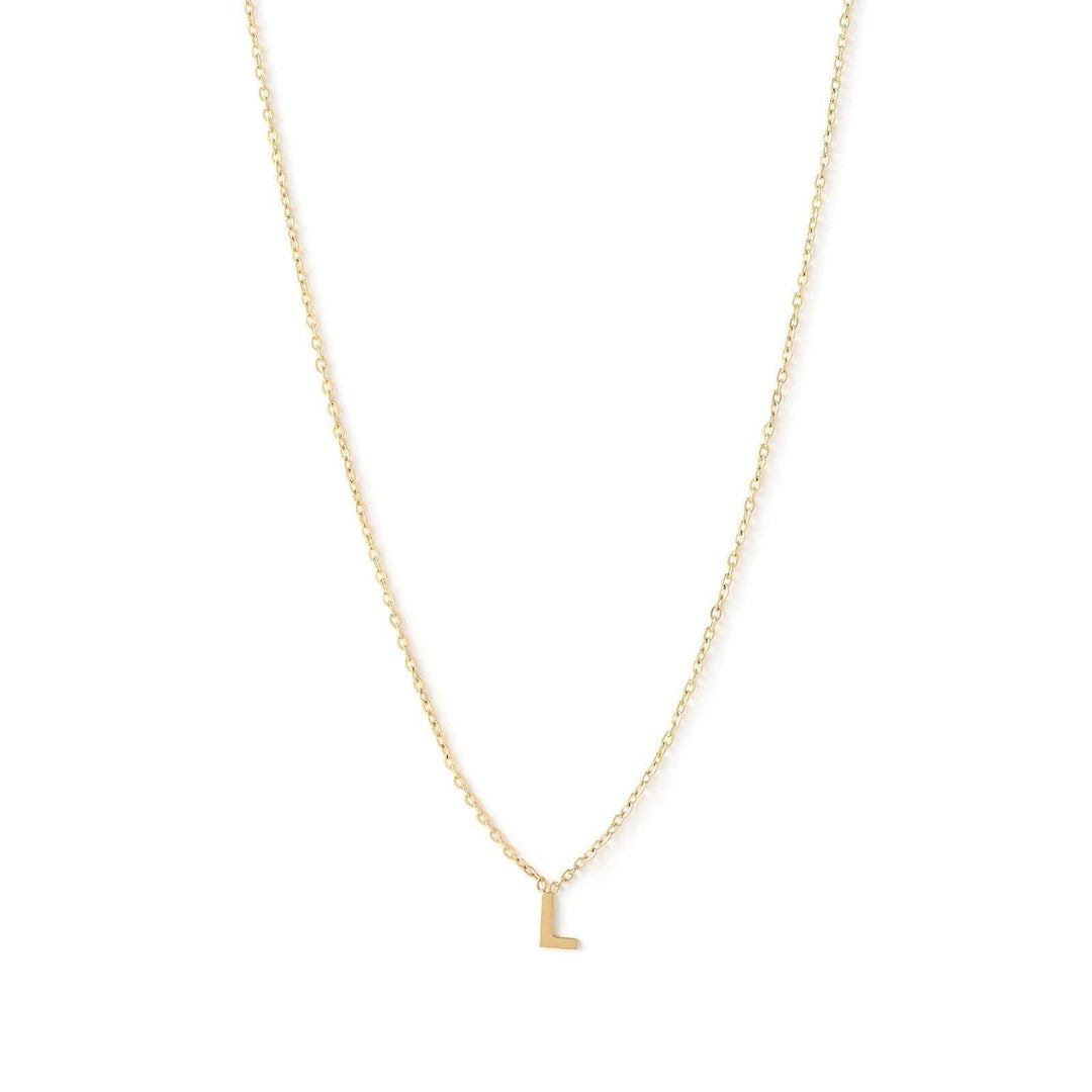 Mini Initial Gold Necklace