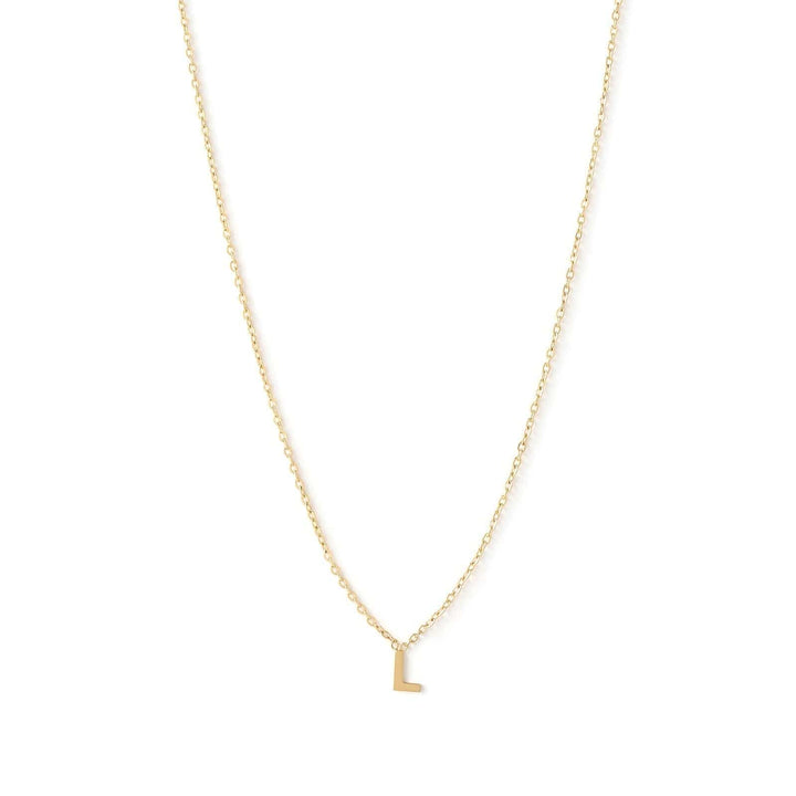 Mini Initial Gold Necklace