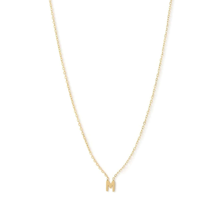 Mini Initial Gold Necklace
