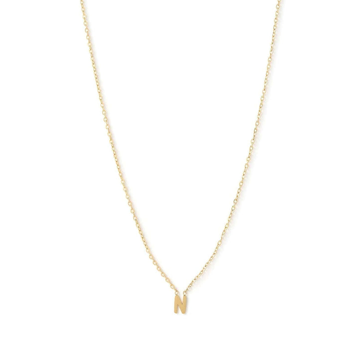 Mini Initial Gold Necklace