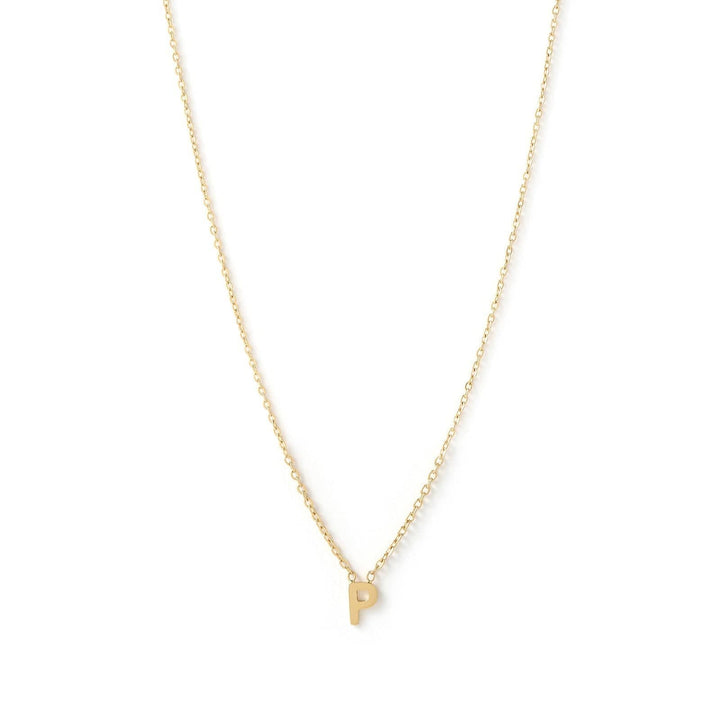 Mini Initial Gold Necklace
