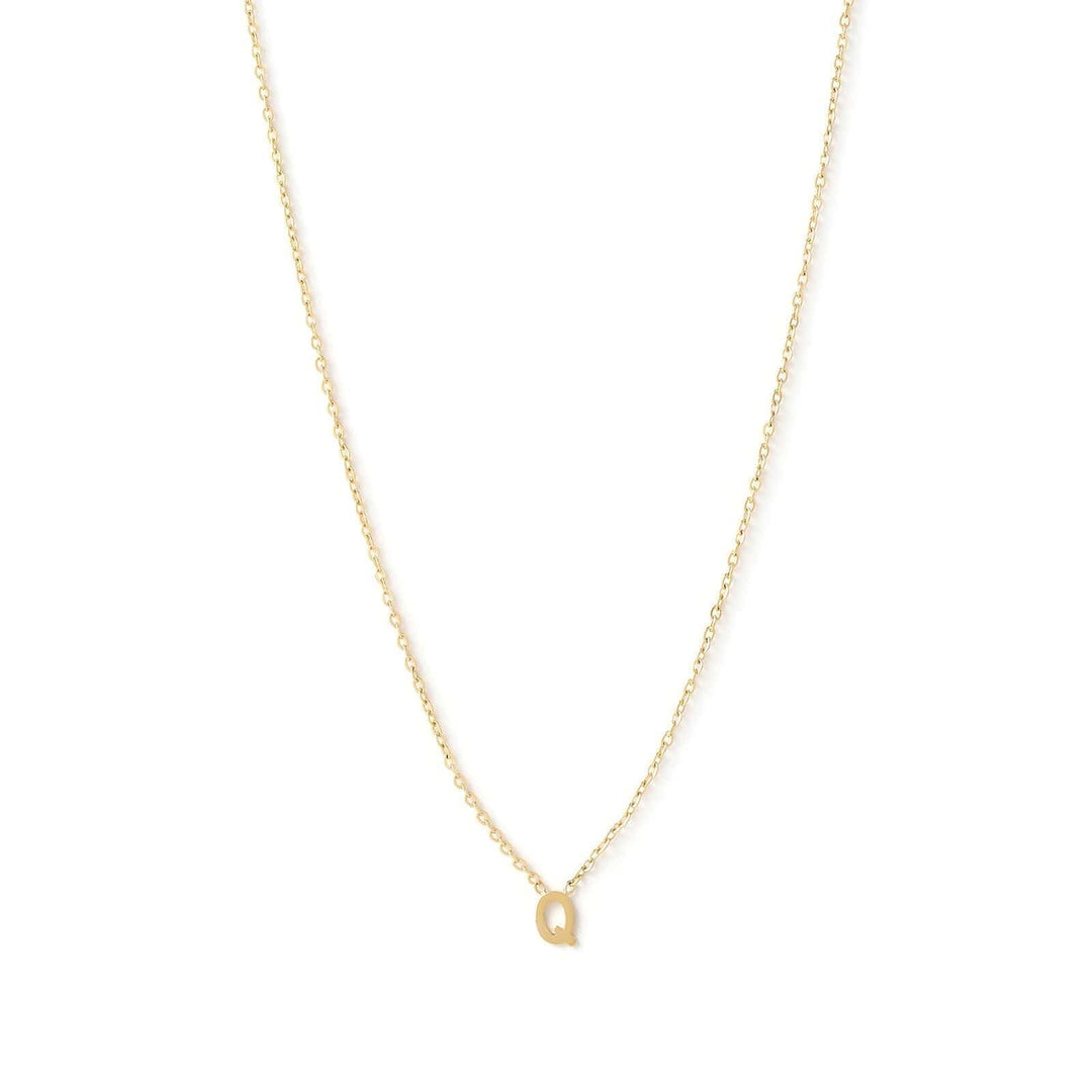 Mini Initial Gold Necklace
