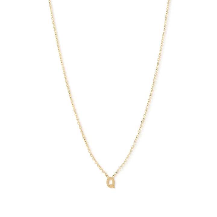 Mini Initial Gold Necklace