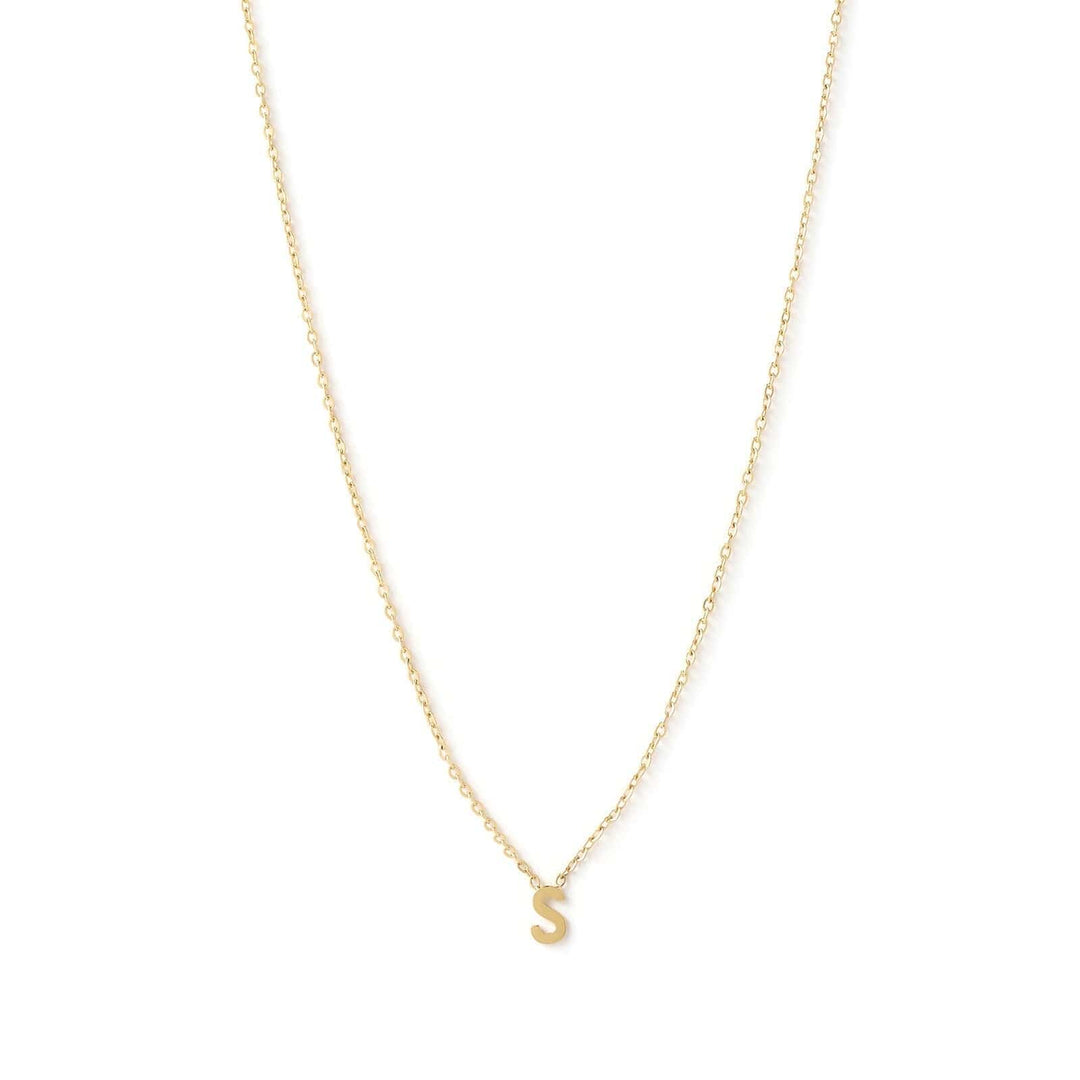Mini Initial Gold Necklace