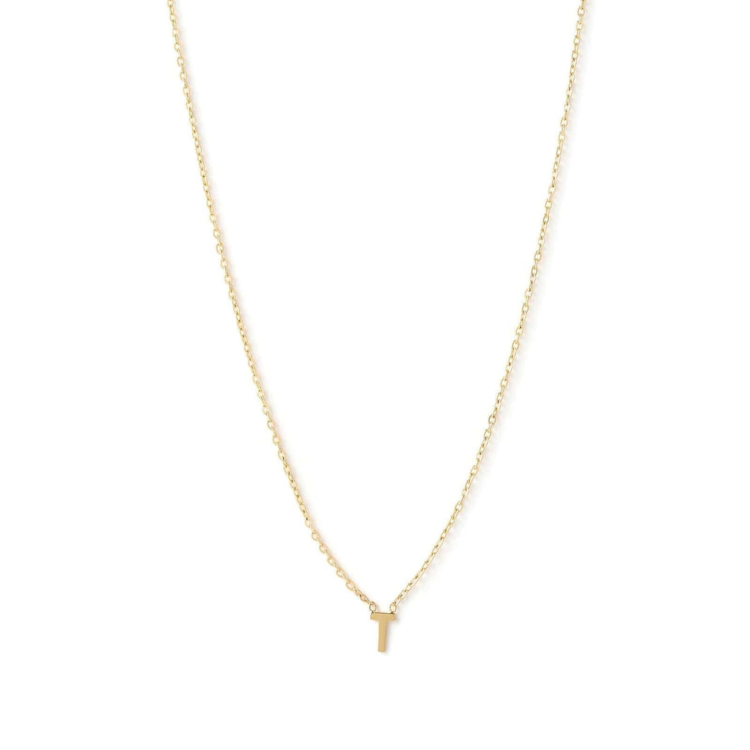 Mini Initial Gold Necklace