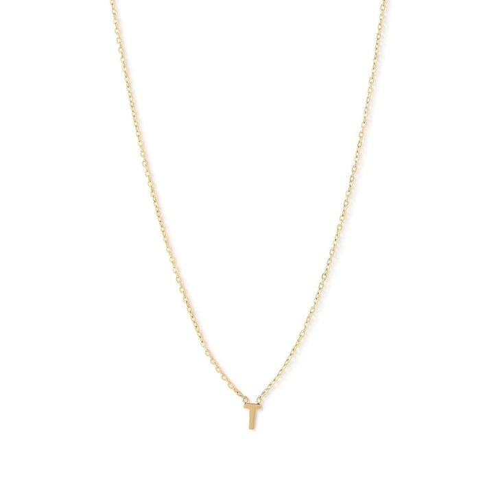 Mini Initial Gold Necklace