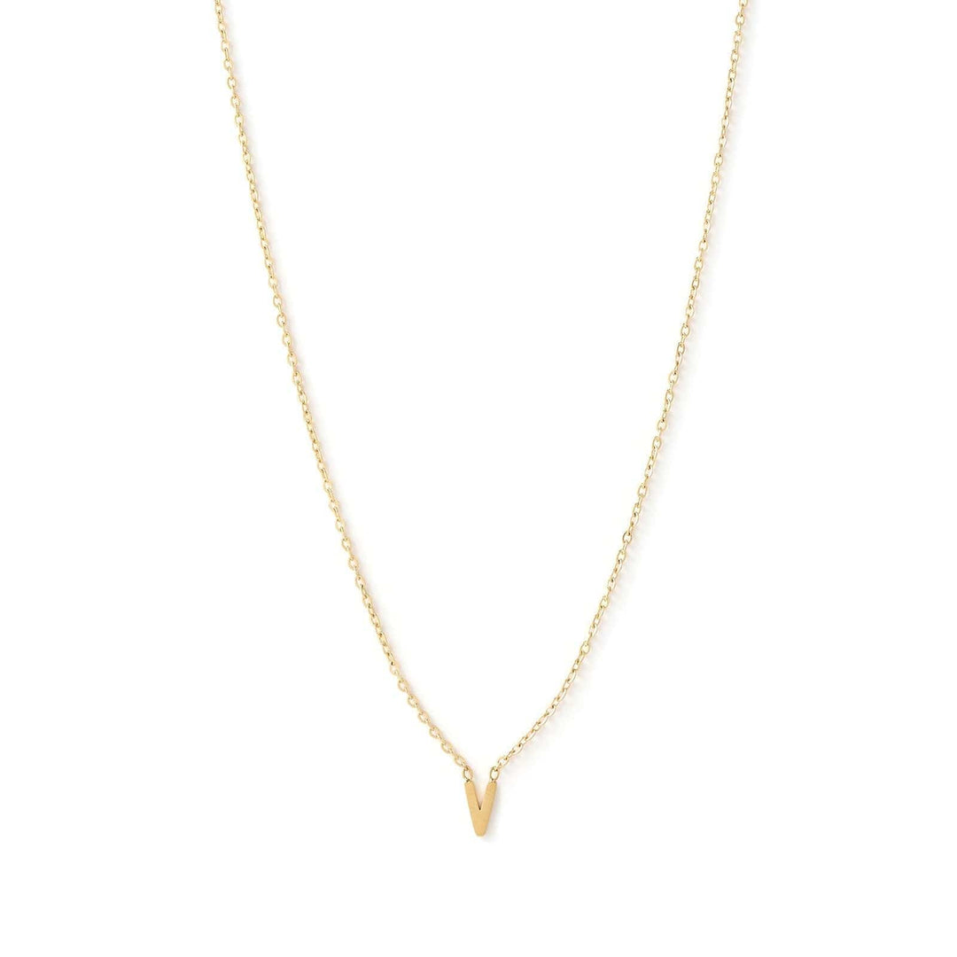 Mini Initial Gold Necklace