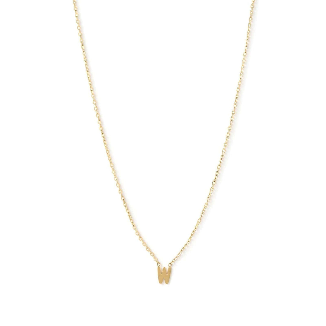 Mini Initial Gold Necklace