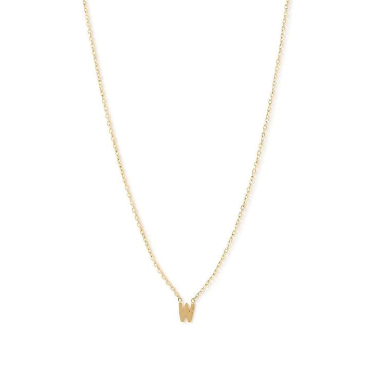 Mini Initial Gold Necklace