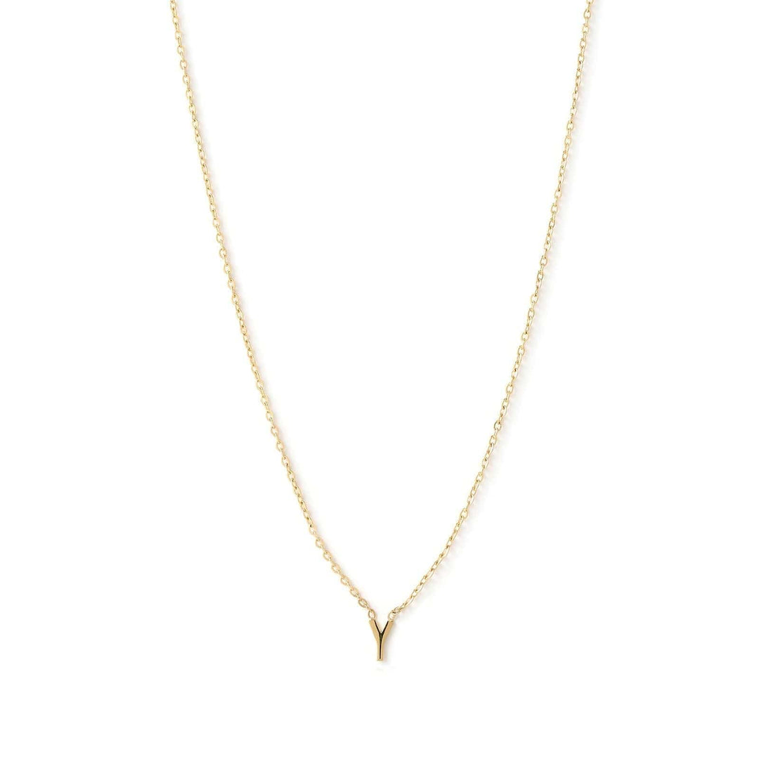 Mini Initial Gold Necklace