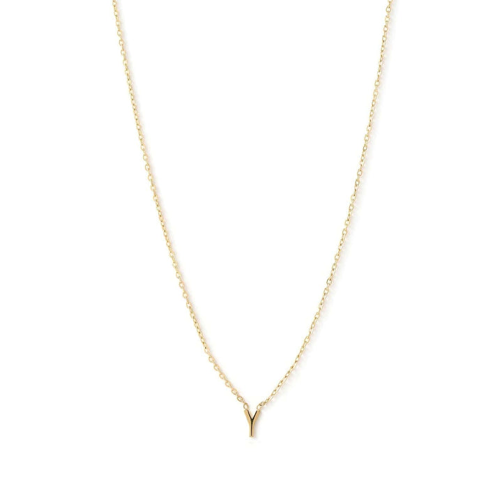 Mini Initial Gold Necklace