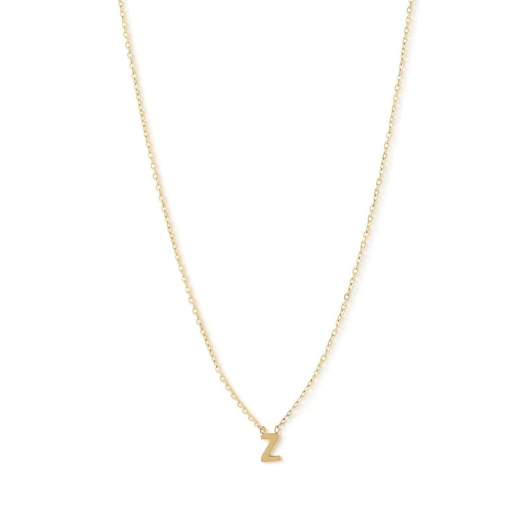 Mini Initial Gold Necklace
