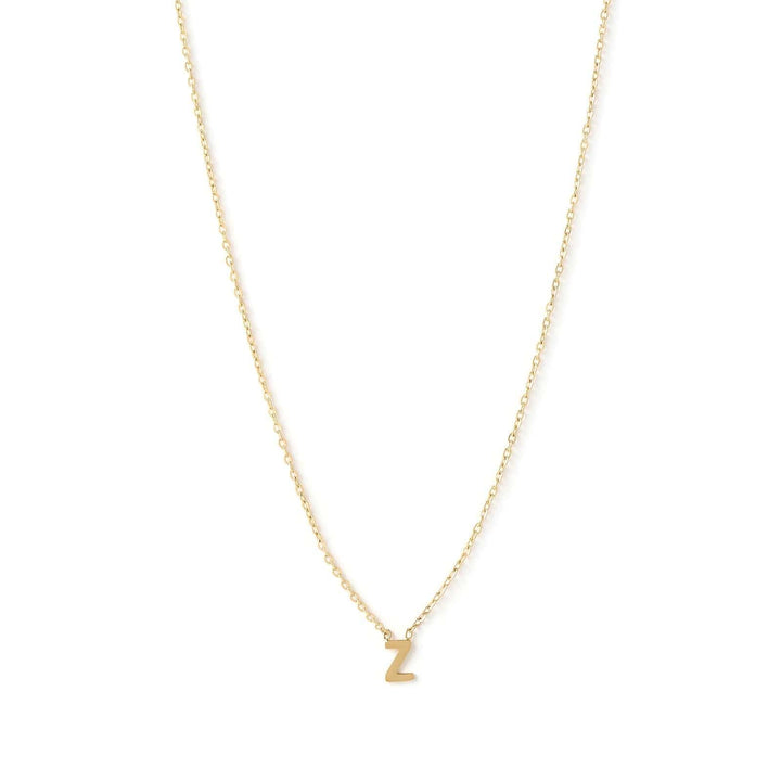 Mini Initial Gold Necklace