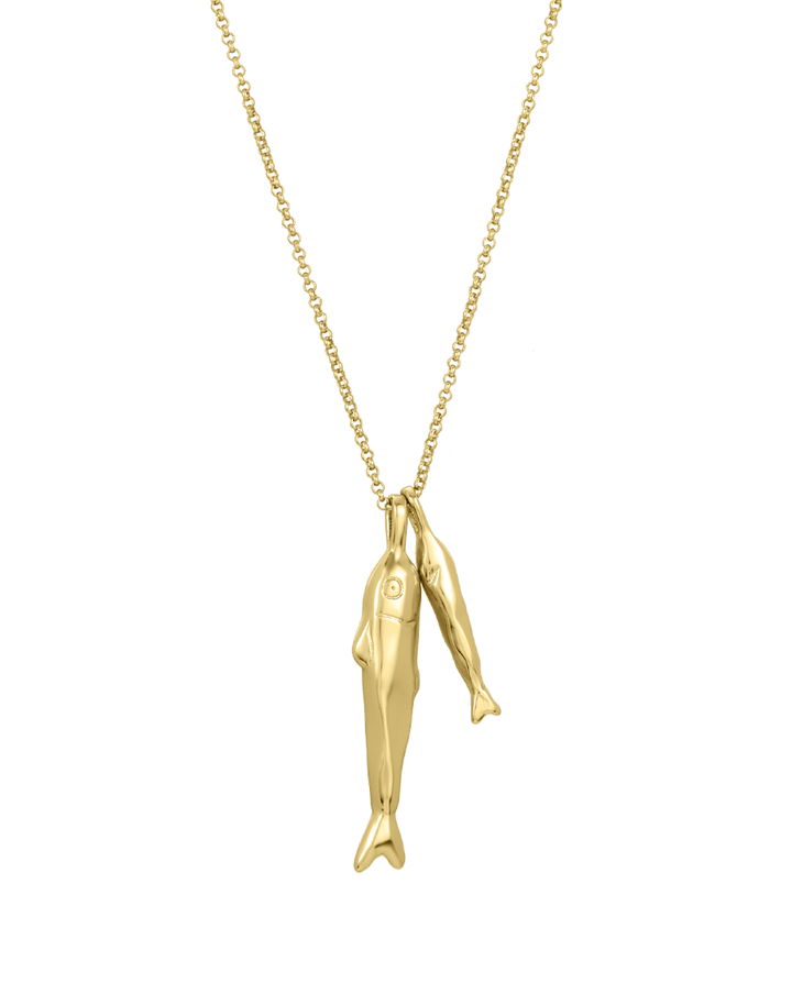 Long Fish Friends Necklace