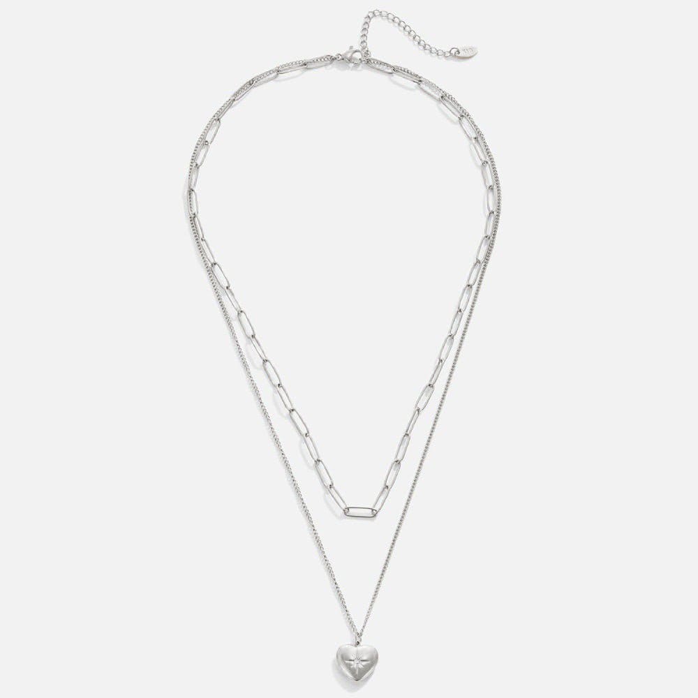 Heart & Paperclip Necklace