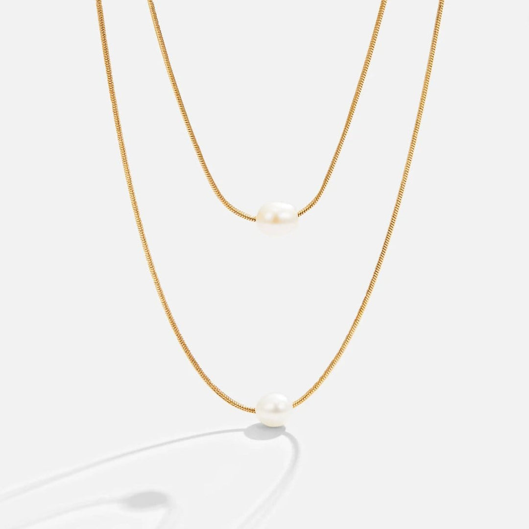 Layered Freshwater Pearl Necklace