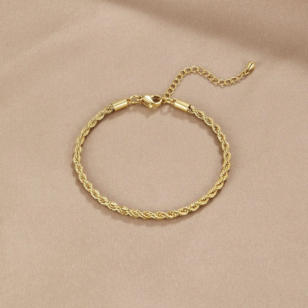 Twisted Chic Gold Bracelet